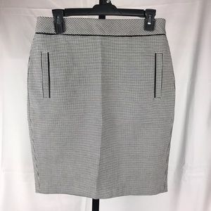 Philosophy Black and White Pencil Skirt sz 8